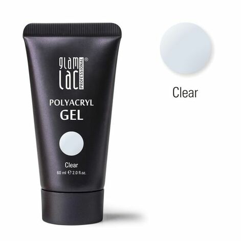 GlamLac Polyacryl Gel,Kamuflaaž Polacryl Geel Clear